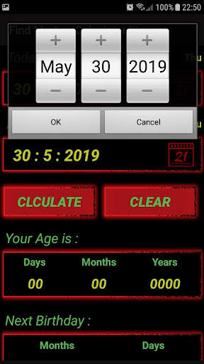 Calculateur d'âge screenshot 2