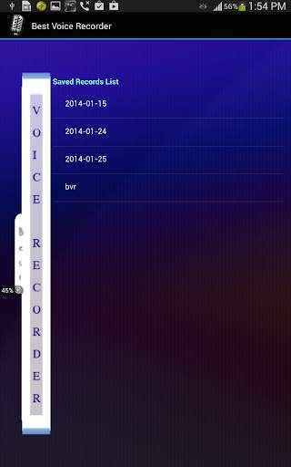 Best Voice Recorder 10 تصوير الشاشة