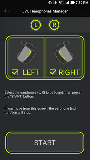 JVC Headphones Manager screenshot 2