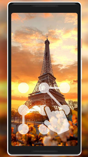 Paris Pattern Lock Screen 3 تصوير الشاشة