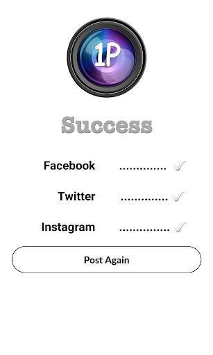 1Post- Easy Social Media Picture Sharing screenshot 7