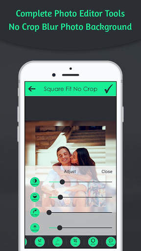 Square Fit Size - No Crop & Blur Image Background 6 تصوير الشاشة