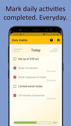 Daily Habits that Make You Better – Track and Grow screenshot 1