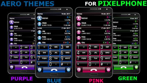 PP THEME PIXELPHONE AERO BLUE screenshot 2