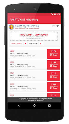 APSRTC screenshot 4
