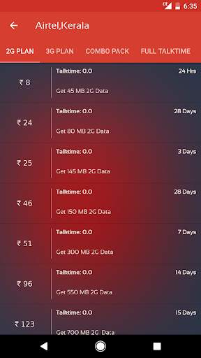 Recharge Plans - Offers Finder screenshot 3