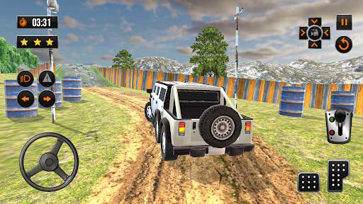 Offroad Jeep Car Parking Games screenshot 4