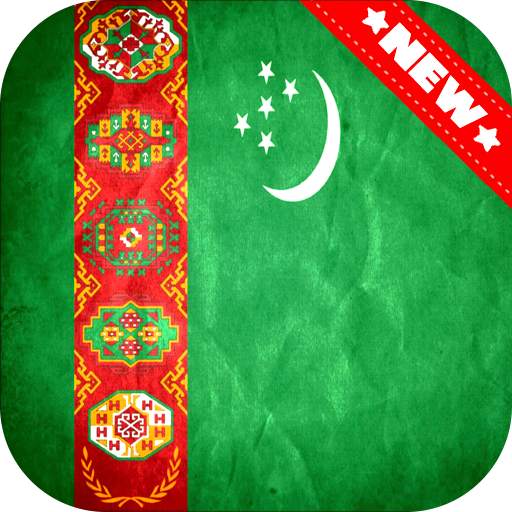 Turkmenistan Flag Wallpaper 2.2