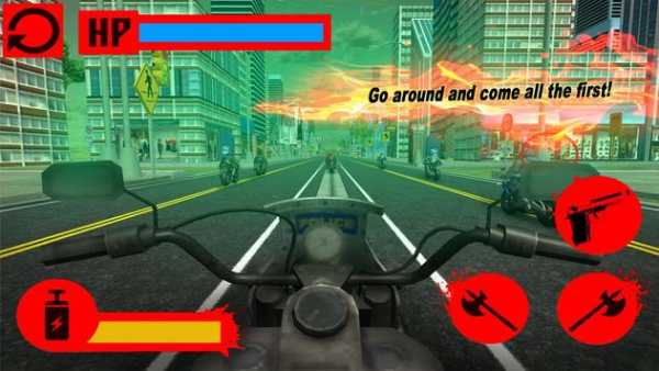 Driving in City Moto Police screenshot 2
