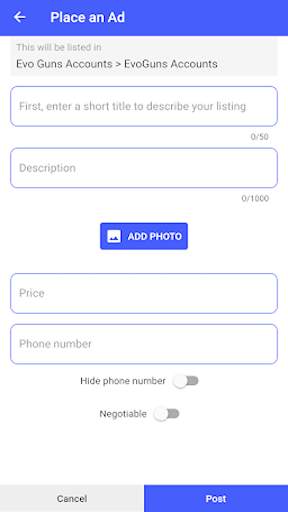 F id sell app - F-F Accounts screenshot 4