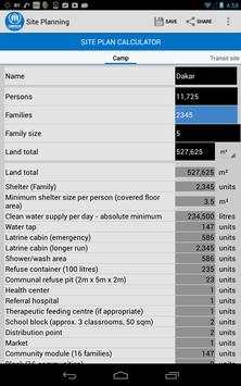 UNHCR Refugee Site Planning स्क्रीनशॉट 7