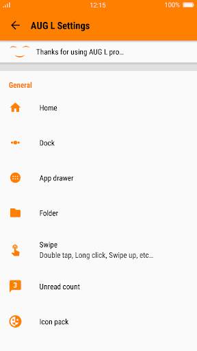 AUG Launcher pro screenshot 8