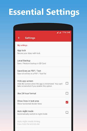 Notepad With Lock - Themes, Calendar, Rich Text screenshot 6