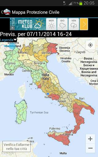 Allarme Meteo IT screenshot 3