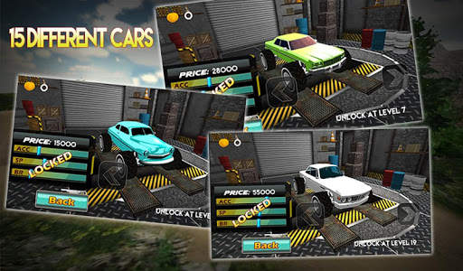 Downhill Monster Car Racing screenshot 2