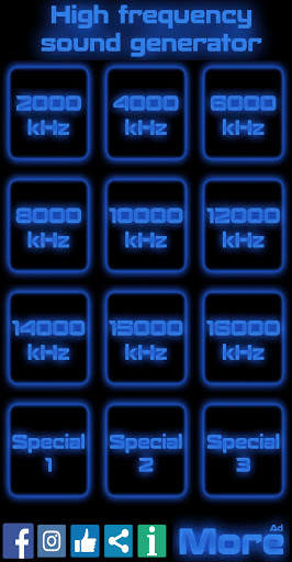 High frequency sound simulator screenshot 1