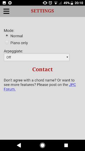 Jazz Piano Chords lite screenshot 4
