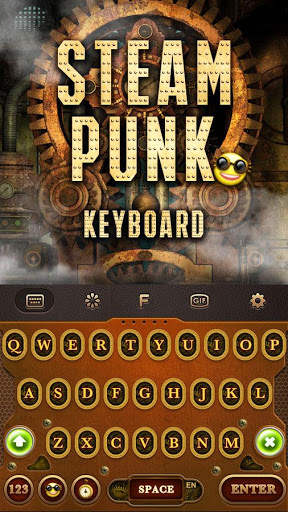 Steampunk Keyboard Theme screenshot 1