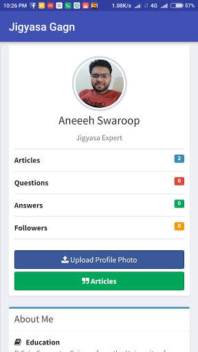 Jigyasa Gagn - Read, Write, Discuss & Ask Query screenshot 5