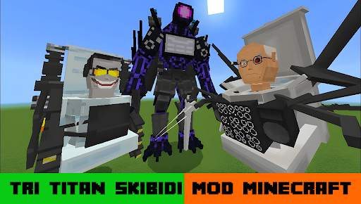 Tri Titan Mod Minecraft Skibid screenshot 2