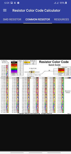 Resistor Color Code Calculator with SMD Resistor screenshot 6