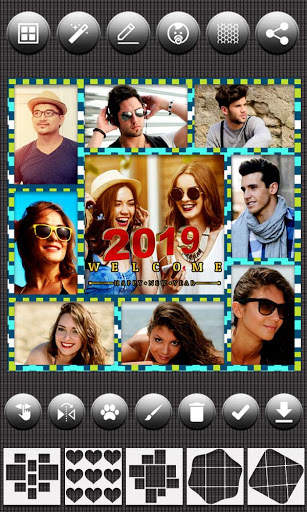 Happy New Year Photo Collage 2019 screenshot 2