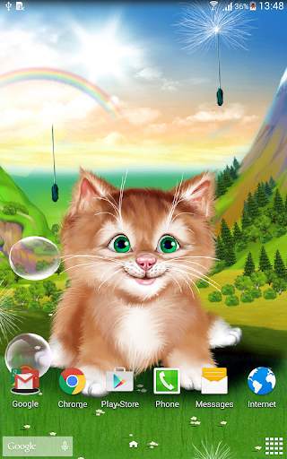 Kitten Live Wallpaper screenshot 5