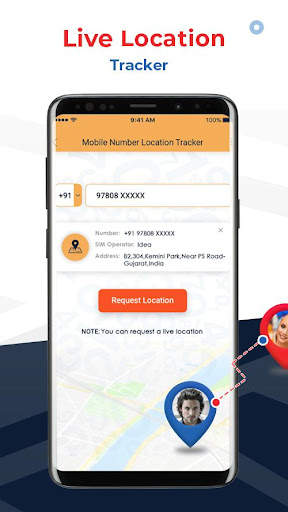 Mobile live location tracker screenshot 3