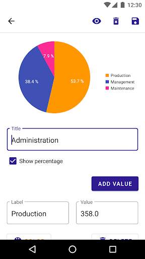 PieChart Maker: Circular Graph Generator screenshot 2