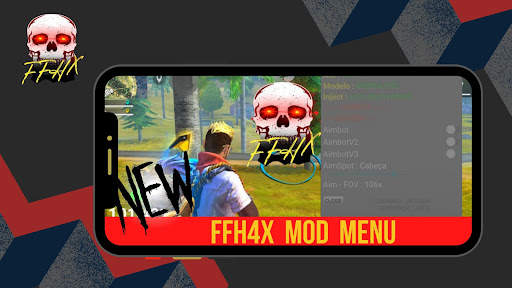 ffh4x mod menu ff screenshot 1