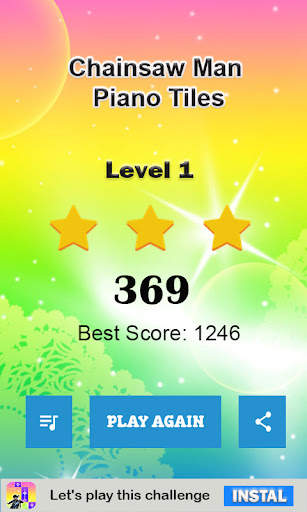 Chainsaw Man Piano Tiles screenshot 5