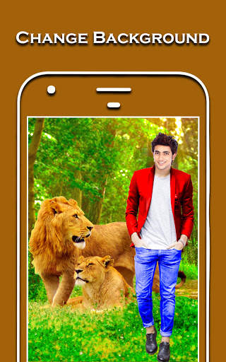 Wild animal photo editor frame screenshot 5