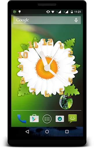 Flower Clock Live Wallpaper screenshot 6