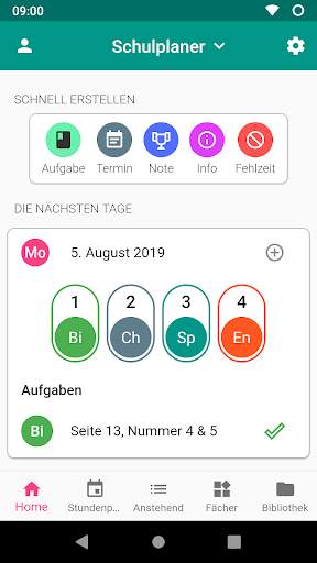 School planner Pro - Homework and Timetable screenshot 1