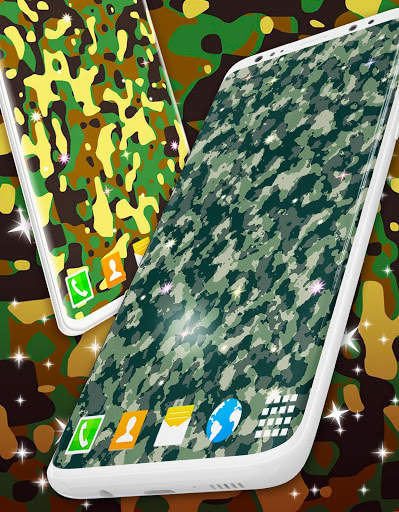 Army Patterns Live Wallpaper❤️ Camouflage Themes 1 تصوير الشاشة