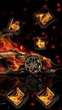 Fire Car 3D Glass Tech Theme🔥🚓️ screenshot 3