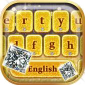 Golden luxury keyboard 10001002