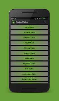English Status screenshot 3