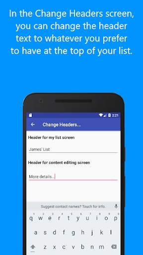 A Simple List screenshot 4