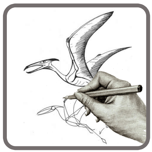 How To Drawing Dinosaurs Real icon