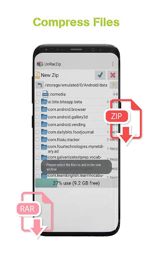 Unzip, Unrar: Extractor & Compressor Files Easy screenshot 4