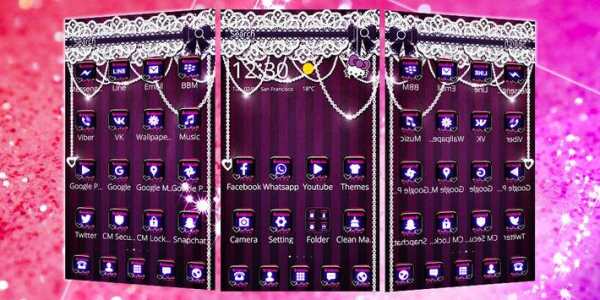 Theme Purple Kitty Pendants screenshot 1