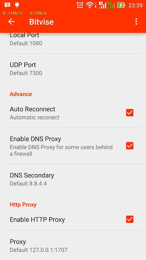 eProxy For Android screenshot 6