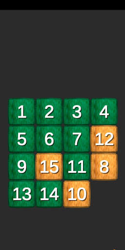 Sliding puzzle 1234 screenshot 1