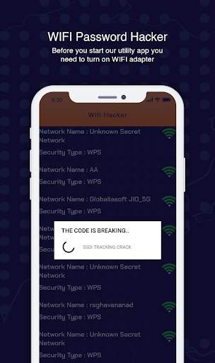 WIFI Hacker WPS WPA TESTER Password Hacker Prank screenshot 4