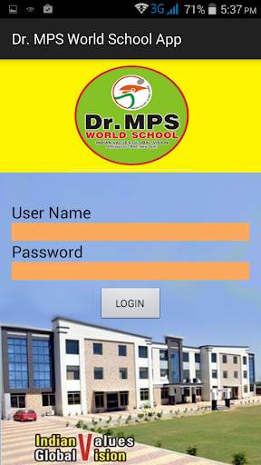 Dr. MPS World School App screenshot 1
