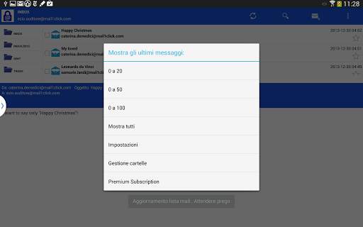 Mail1Click- Posta Cifrata screenshot 13