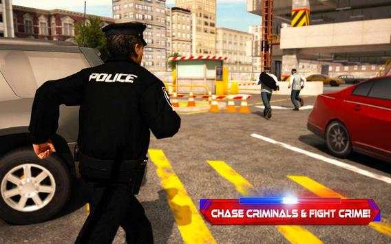 Multistory Police Car Parking Crime Escape Control screenshot 1