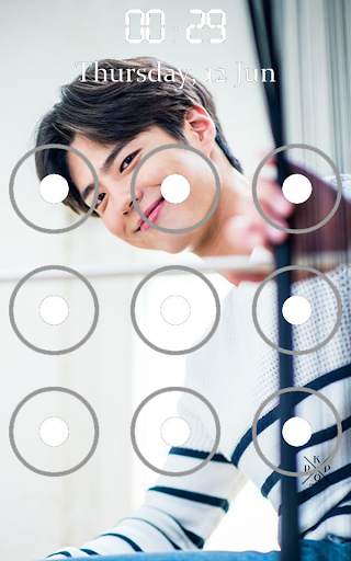 Park Bo Gum Pattern Lock Screen screenshot 4