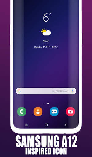 Samsung A12 Launcher, theme for Samsung A12 screenshot 2